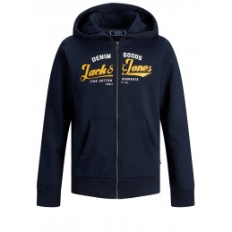 JJELOGO SWEAT ZIP HOOD JACK AND JONES JUNIOR HOMME