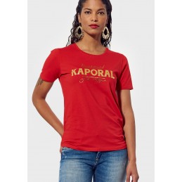 WOMAN KNITTED SHORT SLEEVED T-SHIRT KAPORAL Accueil