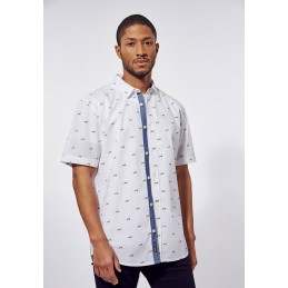 MAN WOVEN SHORT SLEEVED SHIRT KAPORAL HOMME